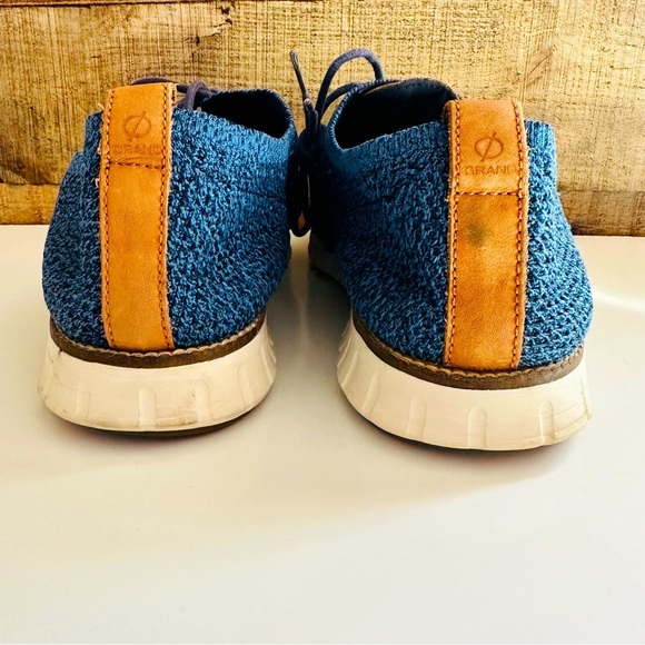 Cole Haan Men's ZEROGRAND Wingtip Oxford Marine Stitchlite Ivory - Picture 5 of 9